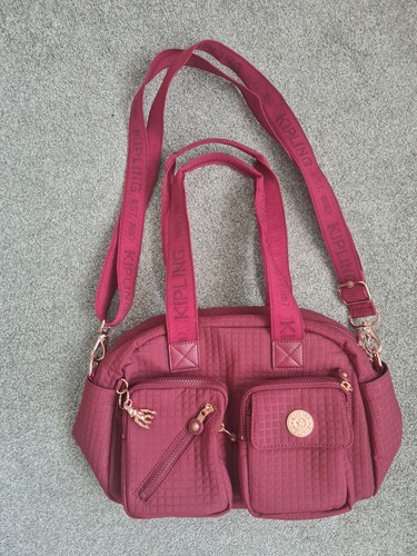 Kipling burgundy crossbody - kipling,