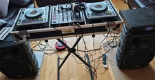 Pioneer CDJ 800's And DJM600 Mixer + Kam speakers and Numark Amp + cables