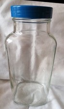 Vintage Glass 12" Sweet Jar with Lid (originally Quality Street)