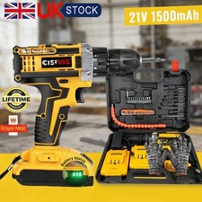 2 Battery 21V Cordless Drill