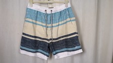 Mantaray Textured Stripe Swim