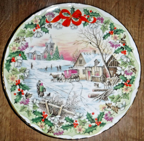 Royal albert christmas plate - royal,