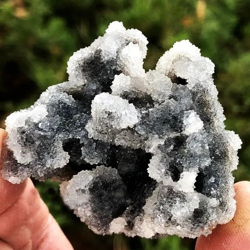 Raw rough black sphalerite - raw,