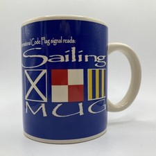 International code flag signal reads Sailing mug Nauticalia