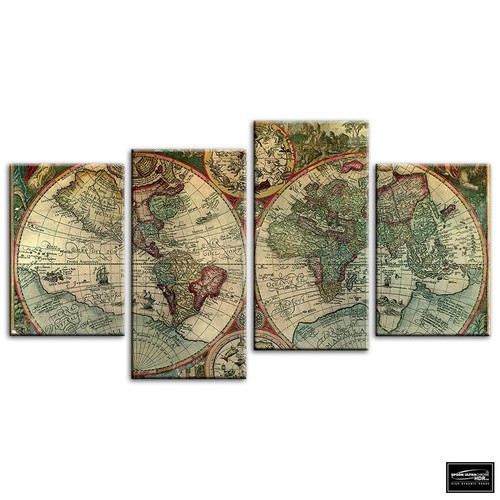 Old world atlas latin maps - world,