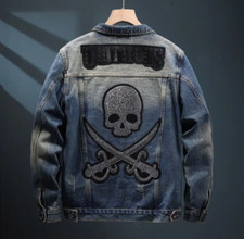 New Men Luxury Diamond Skull