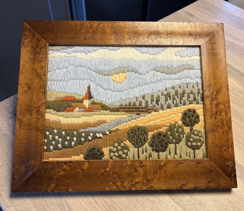 Vintage framed long stitch - long,