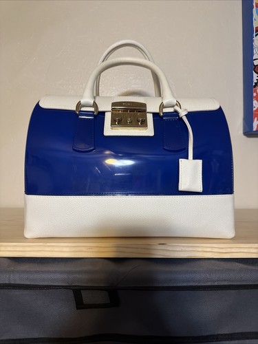 Furla candy bag blue - in, and