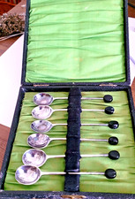 set of 6 silver plated Coffee