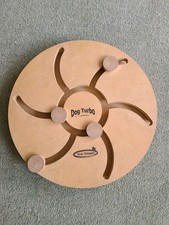Nina Ottoson Dog Turbo Wooden Interactive Dog Puzzle Toy. Excellent condition 