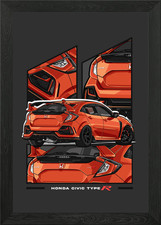 honda civic type r orange