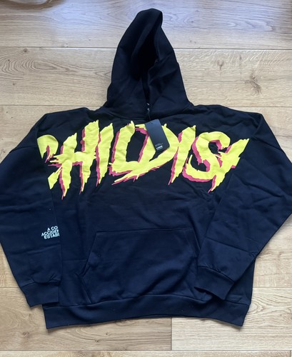Childish hoodie flames mens - flames, l