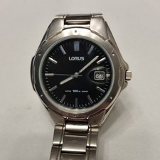 LORUS  100m MEN'S QUARTZ BLACK