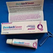 Denttach Seven 7 Thermoplastic Denture Adhesive Cushion 20g  Better Suction/Grip
