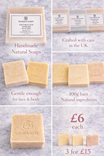 3 Natural Soaps for £15 |