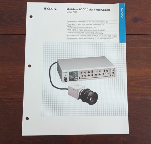 Vintage 1989 sony dxc 750 - 1989,