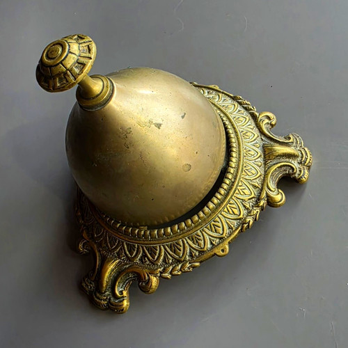 Antique brass reception - , desk