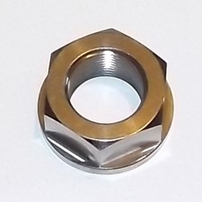 Titanium rear axle nut - rear,