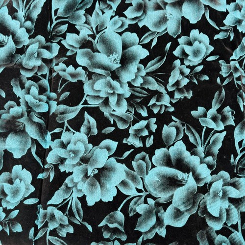 Vintage black velvet burnout - vintage,