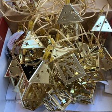 20 Gold Metal Carriage Lantern