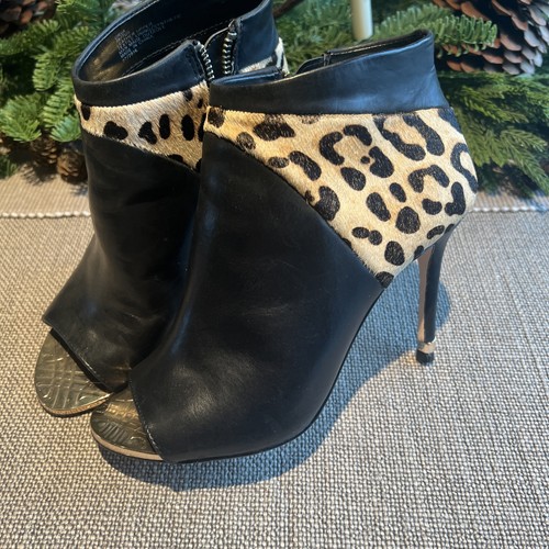 Biba black leopard print - &,