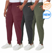 Mondetta Ladies Cargo Joggers
