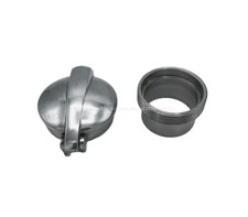 Polished aluminium - aluminium, 2.5"