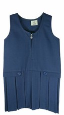 Girls Pinafore Box Pleated