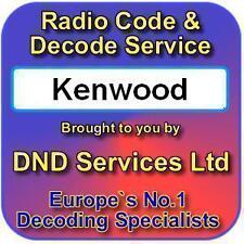 Kenwood Radio Code Decode Unlock Service - Lost Blue Remote Mask Key Transmit