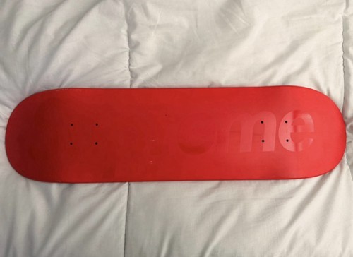Supreme red tonal skate deck - skate,