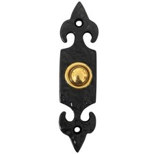 Door bell push button - door, brass