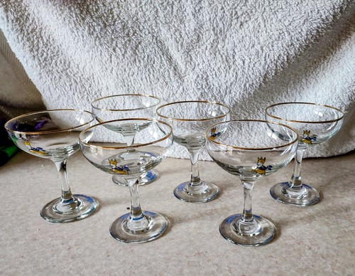 Vintage babycham glasses - glasses, x