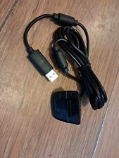 XBOX 360 PLAY & CHARGE CABLE USB CHARGING CHARGER ADAPTER LEAD - black