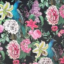 FLORAL PRINTED VELVET FABRIC