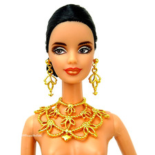 2002 Exotic BeautyBarbie Doll  New out of Box  Shoes not Included