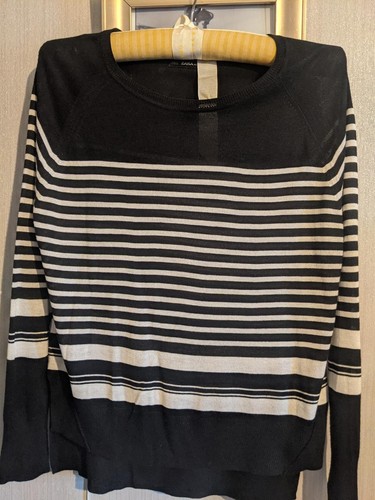 Zara black and white fine - black,