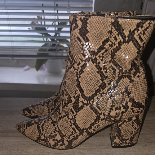 Office snakeskin ankle boots - office,
