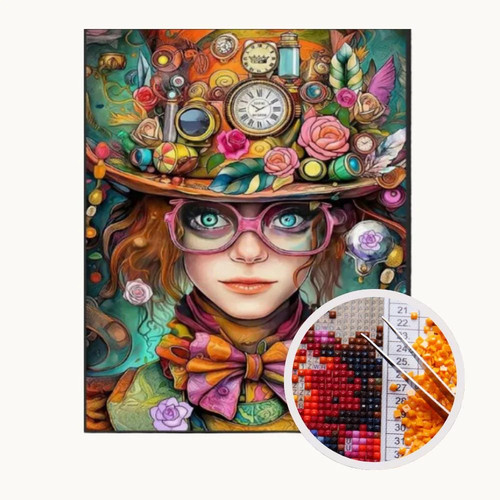 Mad hatter diamond art kit - mad, –