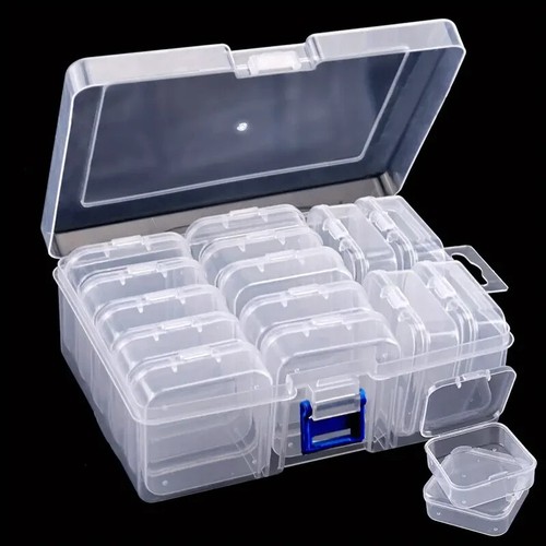 14pcs clear bead - clear, storage