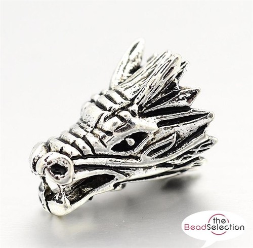 Tibetan silver dragon head - 4,