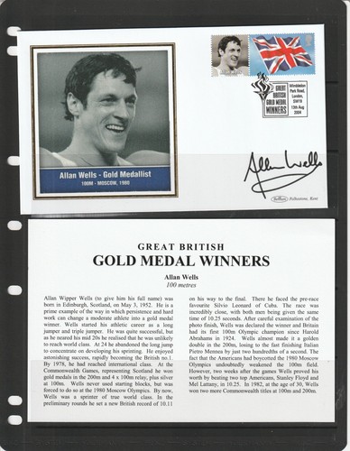 Fdc 2004 olympic - gb, medal