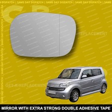 For Daihatsu Materia wing mirror glass 06-12 Right Driver side with Wide Angle