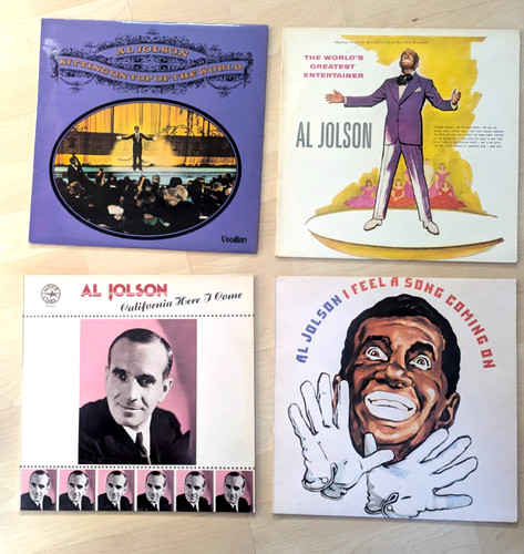 Four jolson lps - jolson, selling