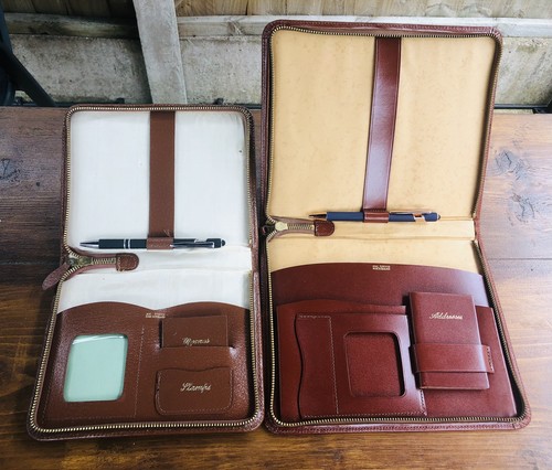 Vintage writing cases cow - writing, cases,