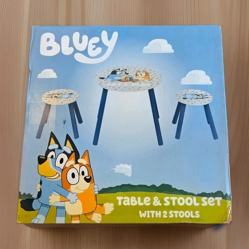 Bluey kids table chairs - kids,
