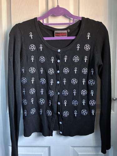 Jawbreaker goth cardigan size - jawbreaker,