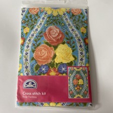 DMC Cross Stitch Kit Rose Fantasy Modern Design Unused BK1643  16 Count