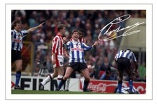 CHRIS WADDLE Signed Autograph PHOTO Signature Gift Print SHEFFIELD WEDNESDAY