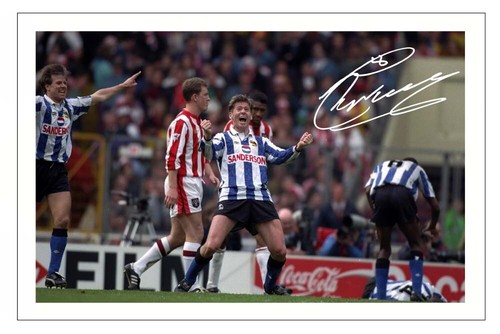 Chris waddle signed autograph - waddle,