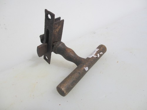Antique brass lever - antique, safe